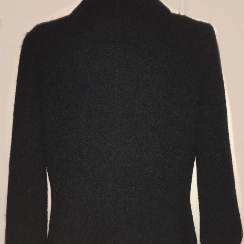 Isaac Mizrahi Target Blk Wool Double Breasted Coat - image 3